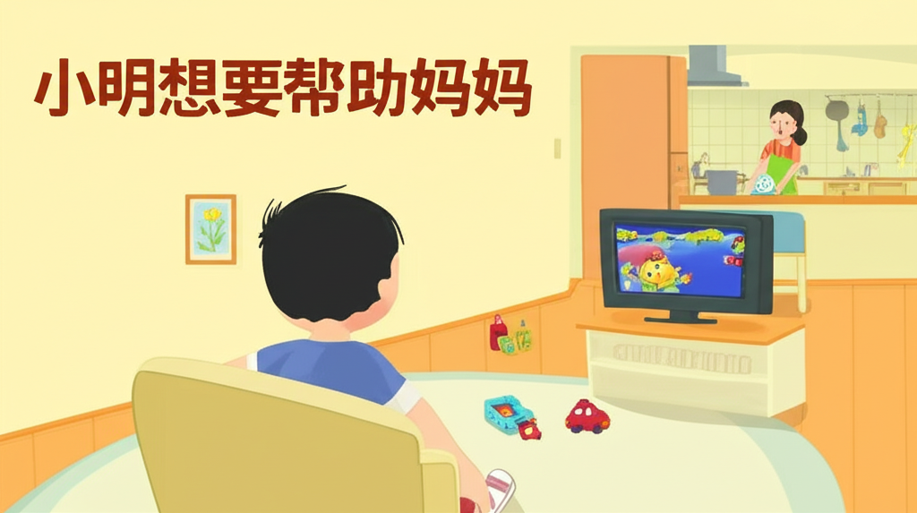 小明想要帮助妈妈